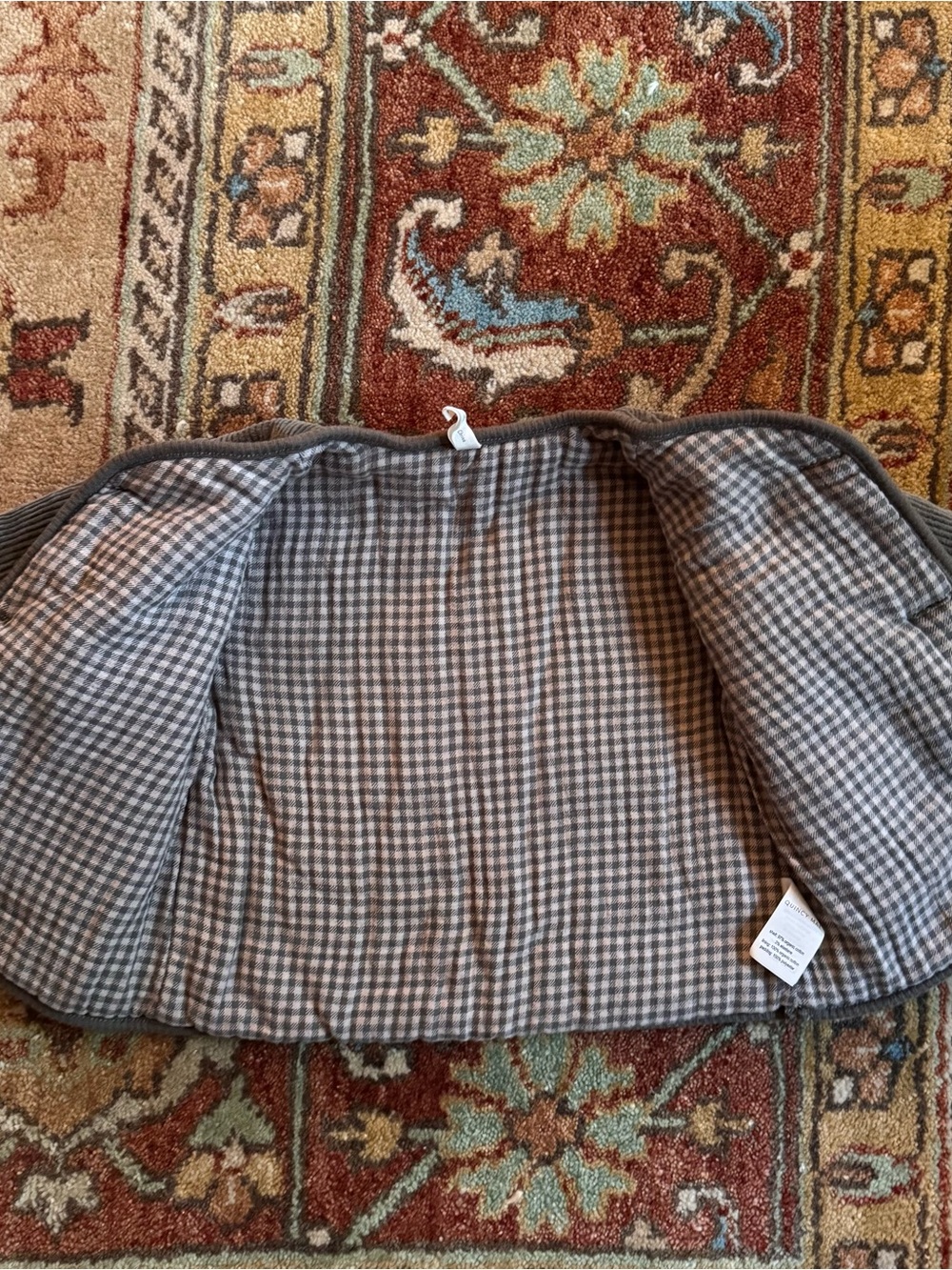 Quincy Mae Olive Green Corduroy Baby Jacket - Picture 3 of 8